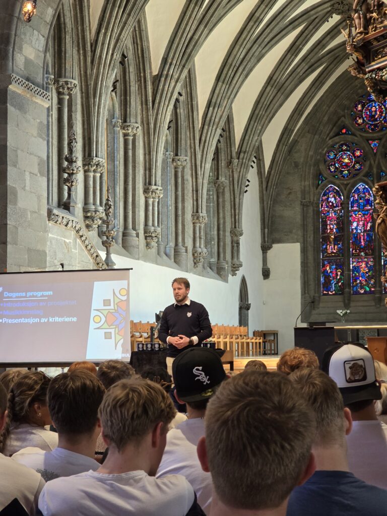 John Arne presenterer prosjektet: Domkirken i piksler, 6. mai