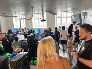 Masse aktivitet på gamingrommet på St. Svithun